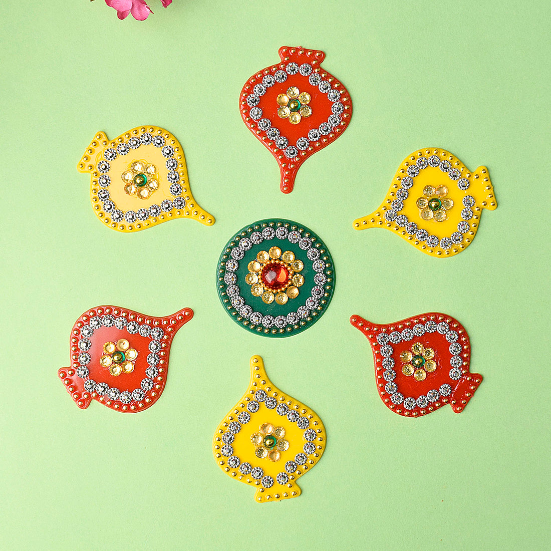 Adorn with Elegance Rangoli Decal Delights