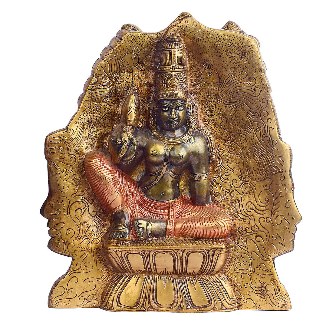 11.4 Inch Beautiful Brass Shiv Ji Idol