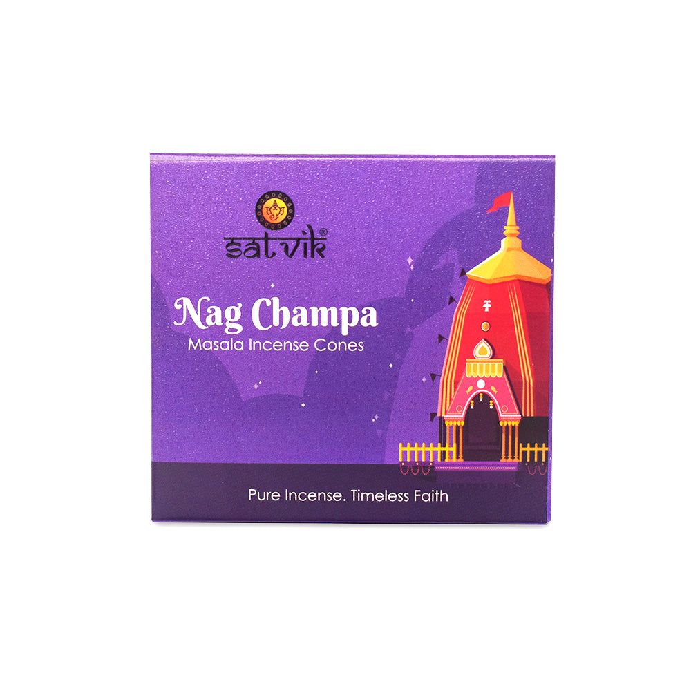 Nag Champa Pure Masala Incense Cones