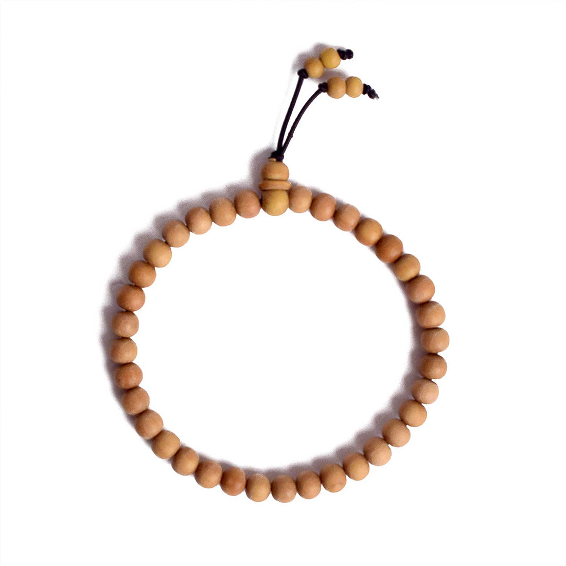 100% Original 8mm White Chandan Bracelet for Peace & Inner Calm