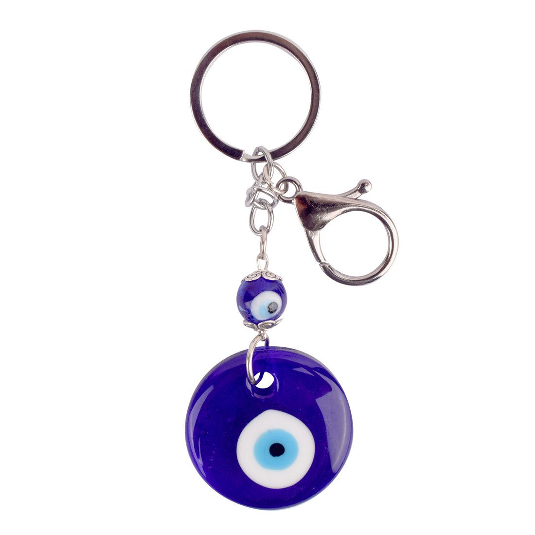Metal Blue Evil Eye Keychain for Keys and Bags β Perfect Gift