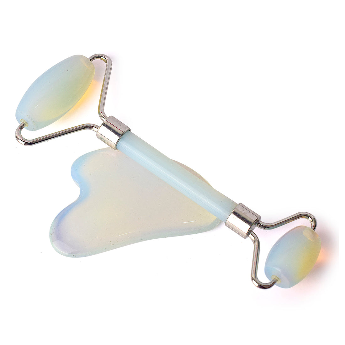 Premium White Aventurine Jade Face Roller with Box for Radiant Skin