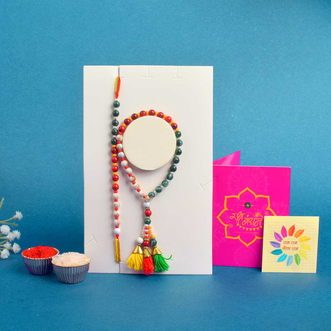 Radiant Vows: Bhaiya Bhabhi Rakhi Set