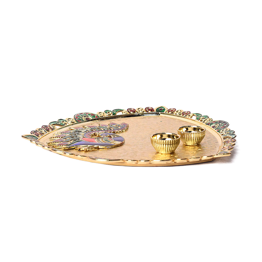 Classic Kumkum Holder with Precision Patterns
