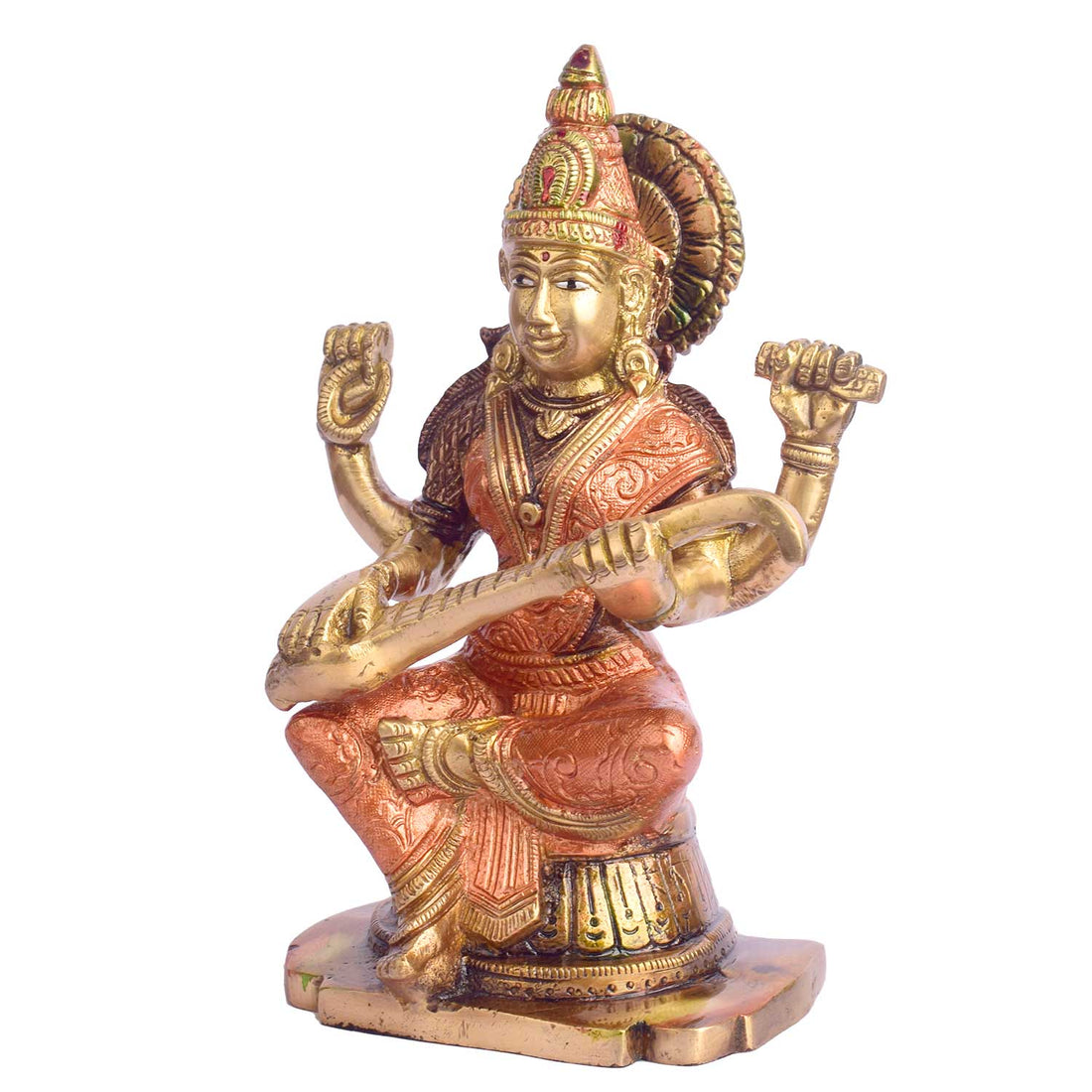 8.7 Inch Goddess Saraswati Mata Idol