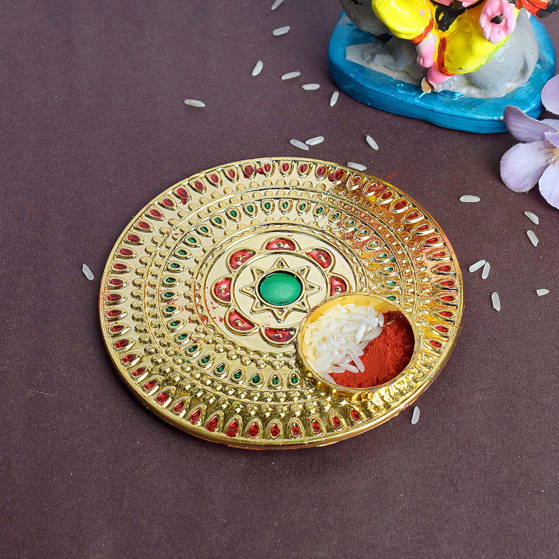 Ganpati Grace Exquisite Kumkum Holder
