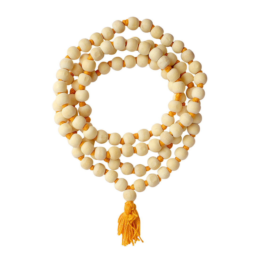 Handcrafted Wooden White Jap Mala