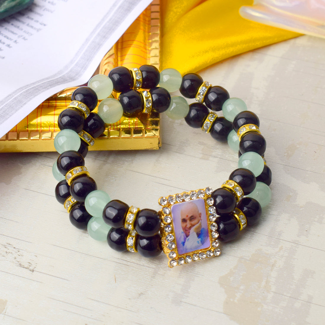 Charmed Life Bracelets Black & Green Gruu Ji Bracelets