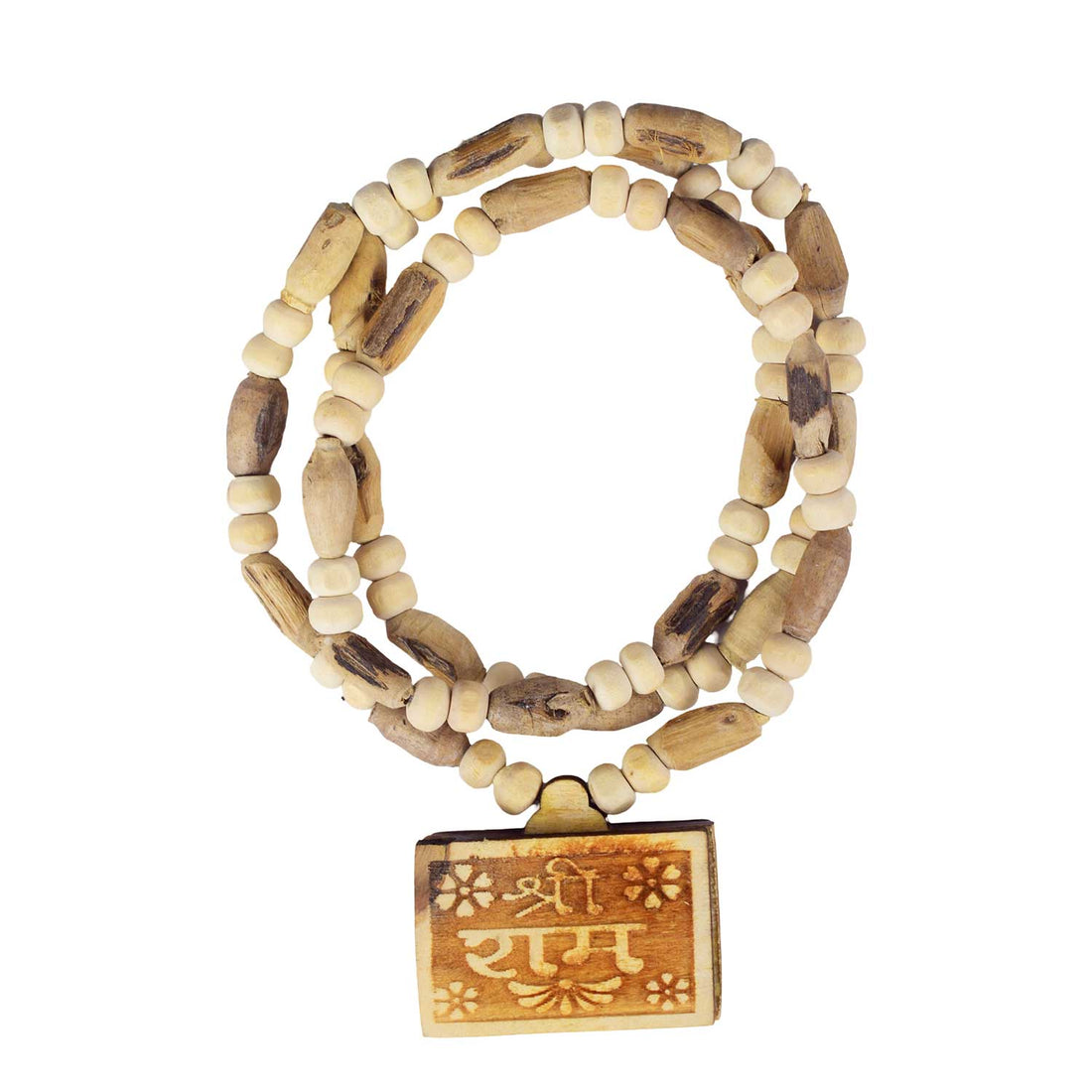 100% Original Tulsi Kanthi Mala With Shri Ram Wooden Locket