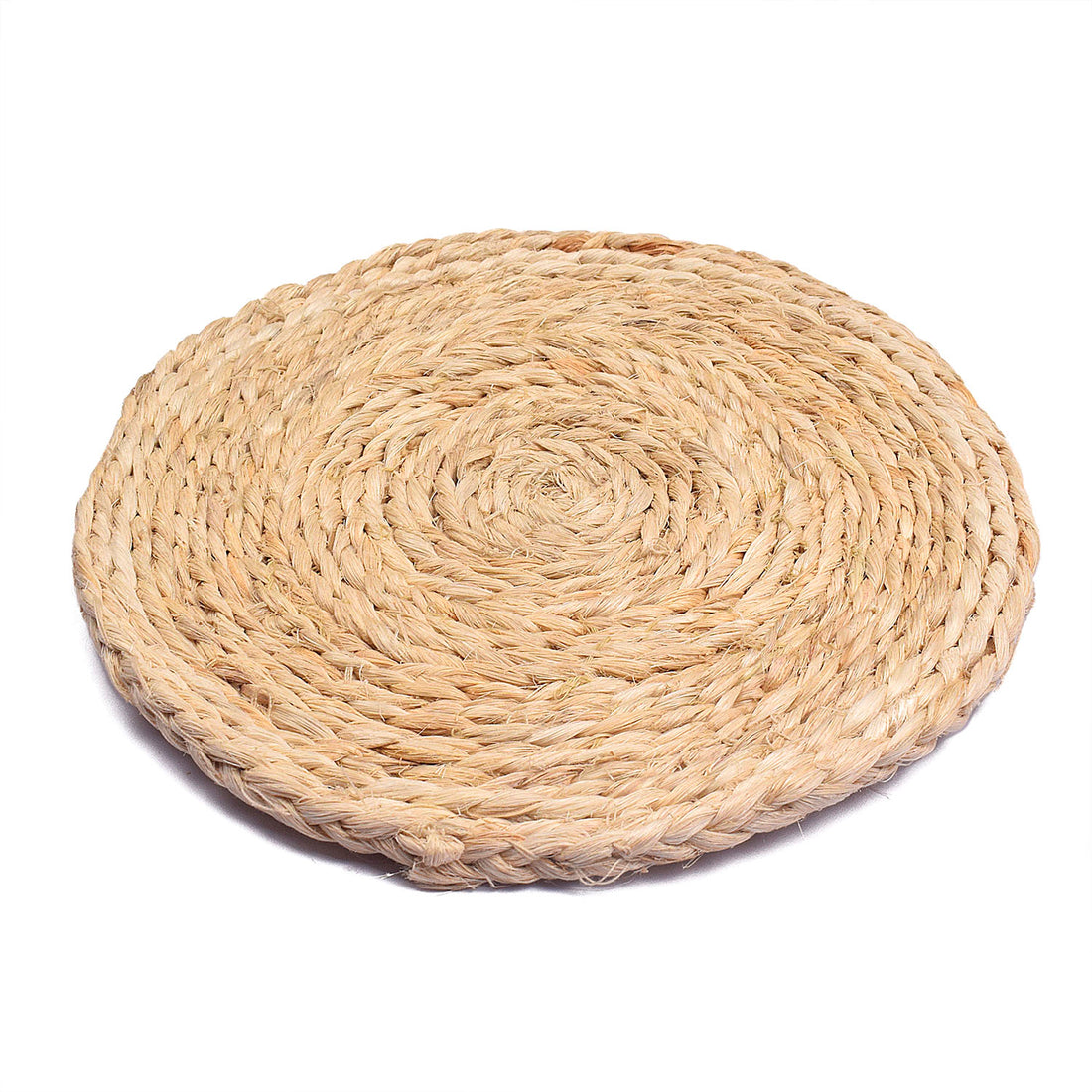 Auspicious Banana Stem Fiber Asan for Sacred Statues in the Mandir (10 Inch)