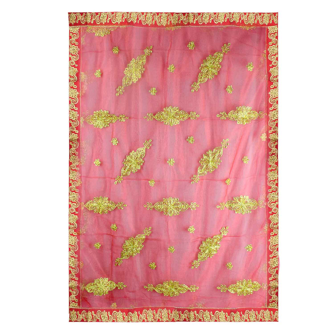 Elegant Mata Ki Chunri with Golden Floral Motifs β Perfect for Devi Puja and Festive Decor
Enhance your spiritual rituals with this beautiful Mata Ki Chunri, adorned with intricate golden floral motifs. Measuring 214 cm (84 inches) in length and 103 cm (40.5 inches) in height, this Chunri is made from premium-quality fabric with rich gold detailing. Ideal for Navratri, Durga Puja, temple offerings, and festive decor, it adds a divine touch to your prayers and celebrations.
Shop authentic Mata Ki Chnni