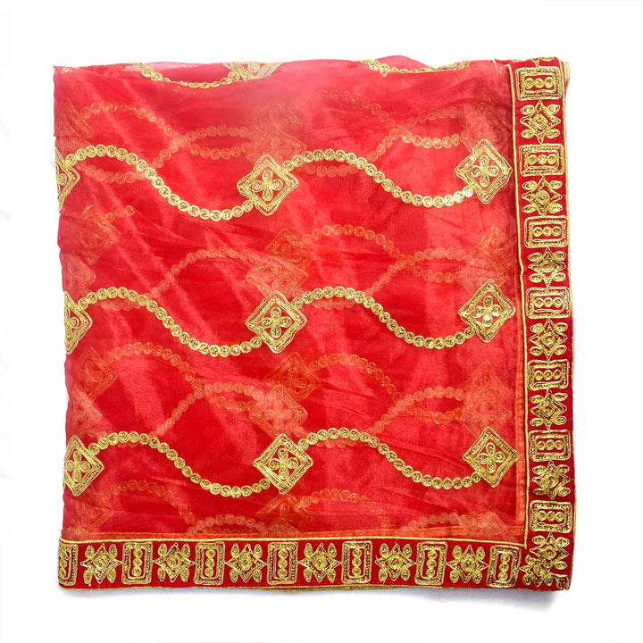 Add a divine touch to your spiritual rituals with this beautiful Mata Ki Chunri, featuring intricate golden embroidery. Measuring 214 cm (84 inches) in length and 102 cm (40 inches) in height, this Chunri is perfect for Navratri, Durga Puja, temple decor, and religious ceremonies. The premium fabric and elegant golden patterns enhance the grace of your puja setup.
ποΈ Explore authentic Mata Ki Chunris, Devi Chunaris, and spiritual accessories at Satvik Store for all your devotional needs. πΈπ