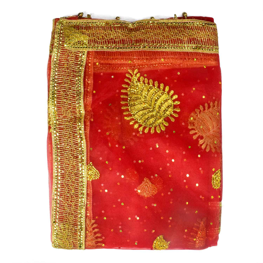 Enhance your puja altar with this exquisite Pink Chunri, adorned with golden motif embroidery for a divine and elegant look. Measuring 194 cm (76 inches) in length and 118 cm (46 inches) in height, this cloth is perfect for Devi puja, religious ceremonies, and festive rituals.
🛍️ Shop now at Satvik Store for authentic spiritual and religious products. 🌸🙏