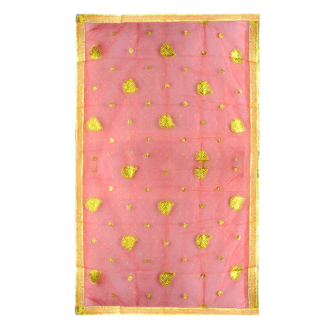 Enhance your puja altar with this exquisite Pink Chunri, adorned with golden motif embroidery for a divine and elegant look. Measuring 194 cm (76 inches) in length and 118 cm (46 inches) in height, this cloth is perfect for Devi puja, religious ceremonies, and festive rituals.
🛍️ Shop now at Satvik Store for authentic spiritual and religious products. 🌸🙏