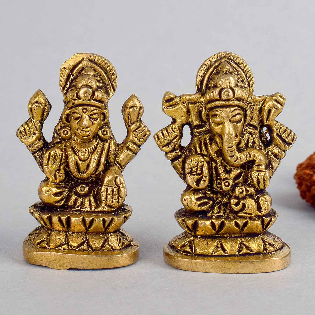 2 Inch Laxmi Ganesh Car Dashboard idol