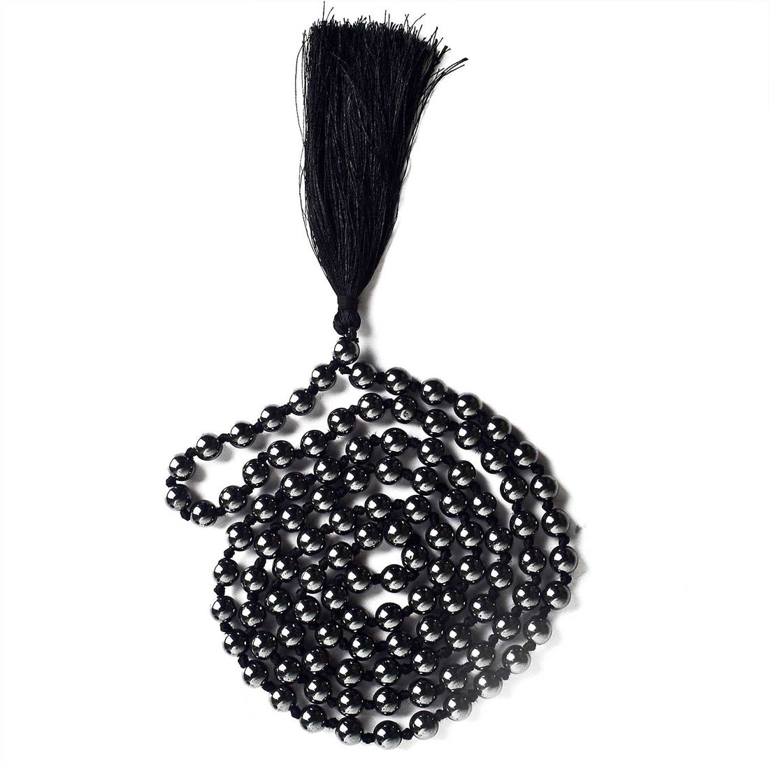 Hematite 108 Beads Hakik Mala β A Grounding & Protective Energy Tool