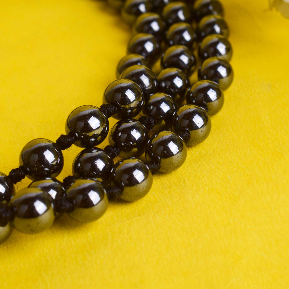 Hematite 108 Beads Hakik Mala β A Grounding & Protective Energy Tool