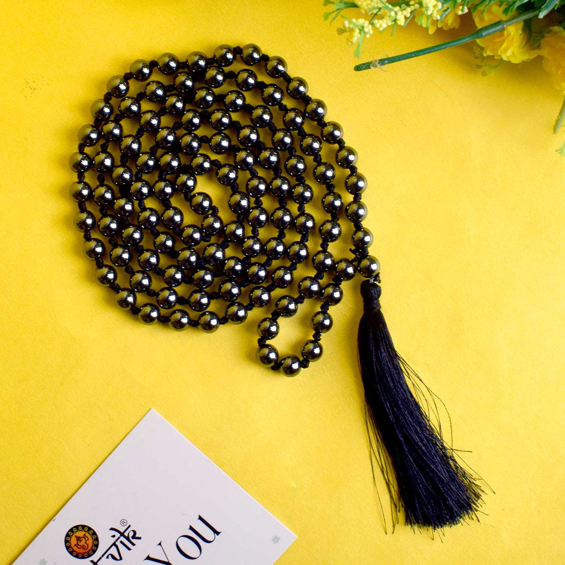 108 Beads Hematite Hakik Mala β A grounding and protective spiritual mala for meditation, focus, and energy balance.
Indiaβs Premium Hakik Jap Mala Store - www.satvikstore.in