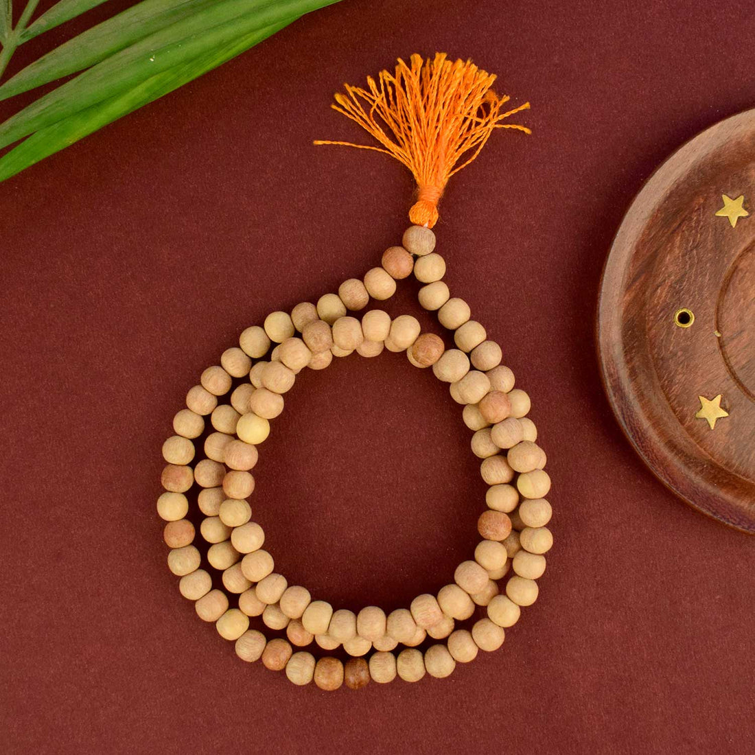 Regular White Sandalwood/Chandan Scented Jap Mala