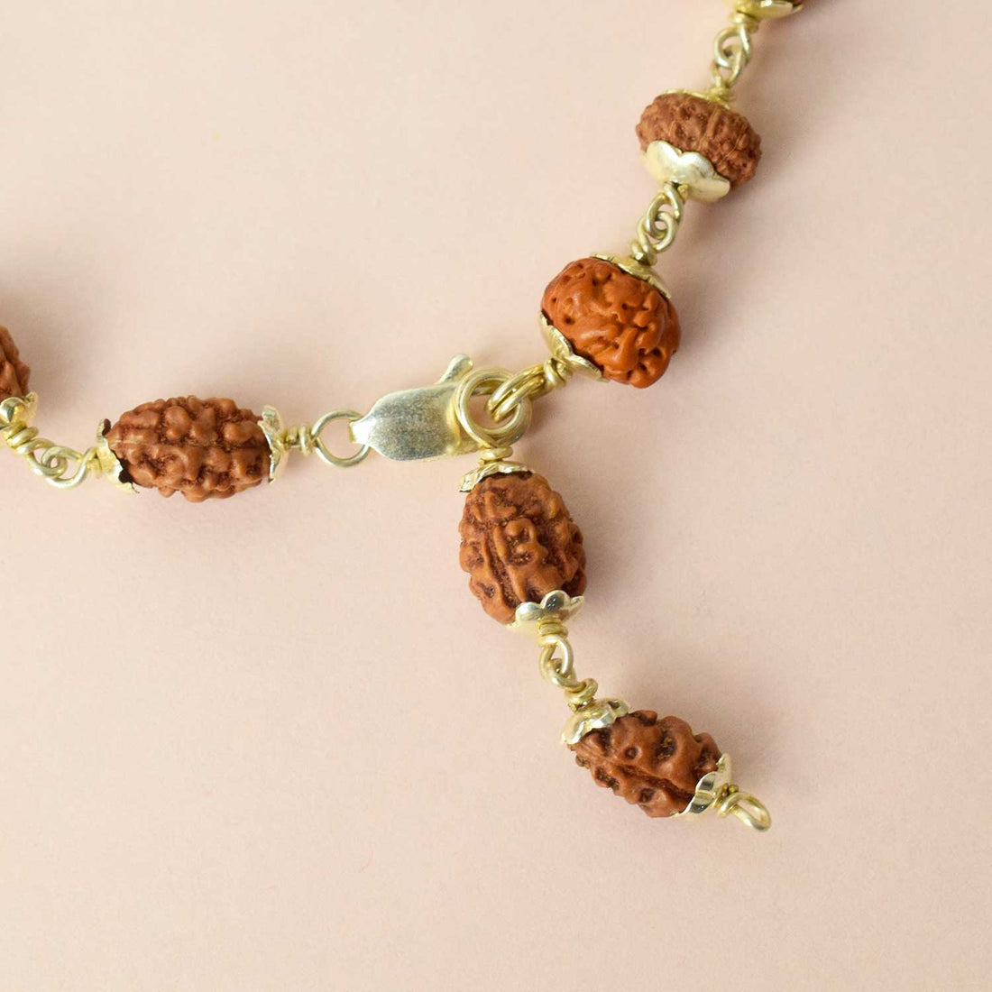 Authentic & Certified 1 to 14 Face Rudraksha Bracelet with Silver Capping