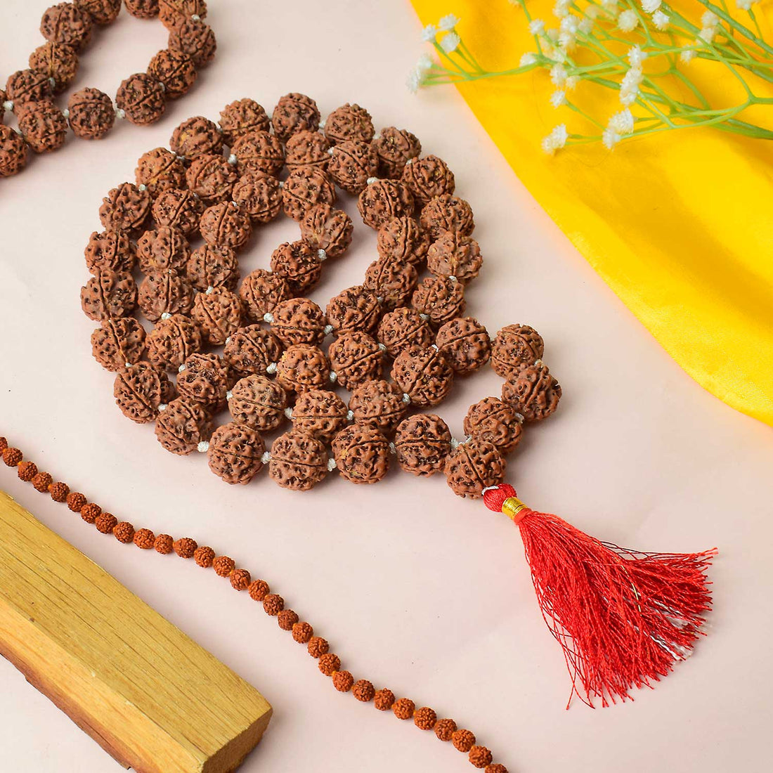 5 Mukhi Rudraksha Kantha Mala