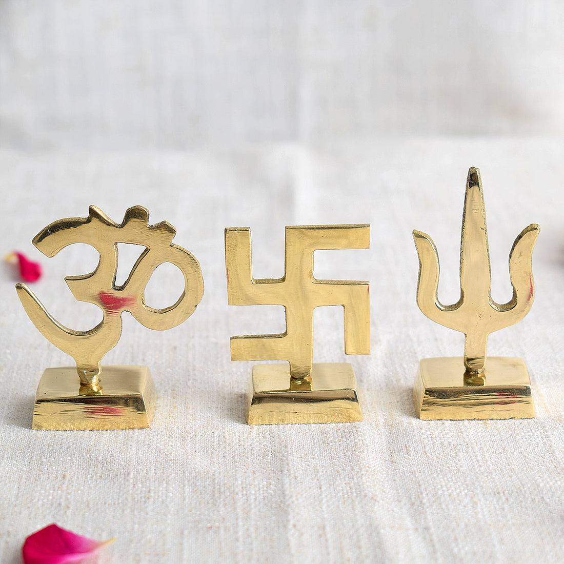 Brass OM Sculpture for Car Dashboard