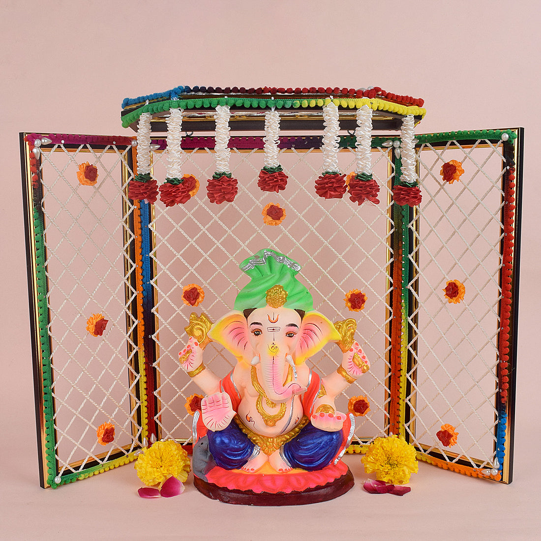 15 Inch Pretentious Phool Bangla (Multi Color) - Large