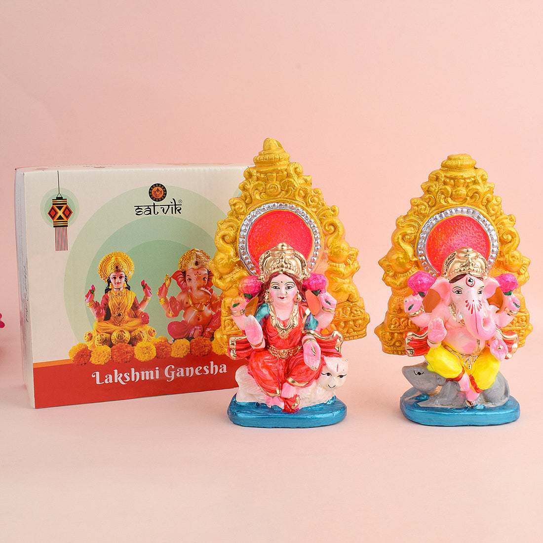 Harmony of Blessings Laxmi Ganesha Sculpture