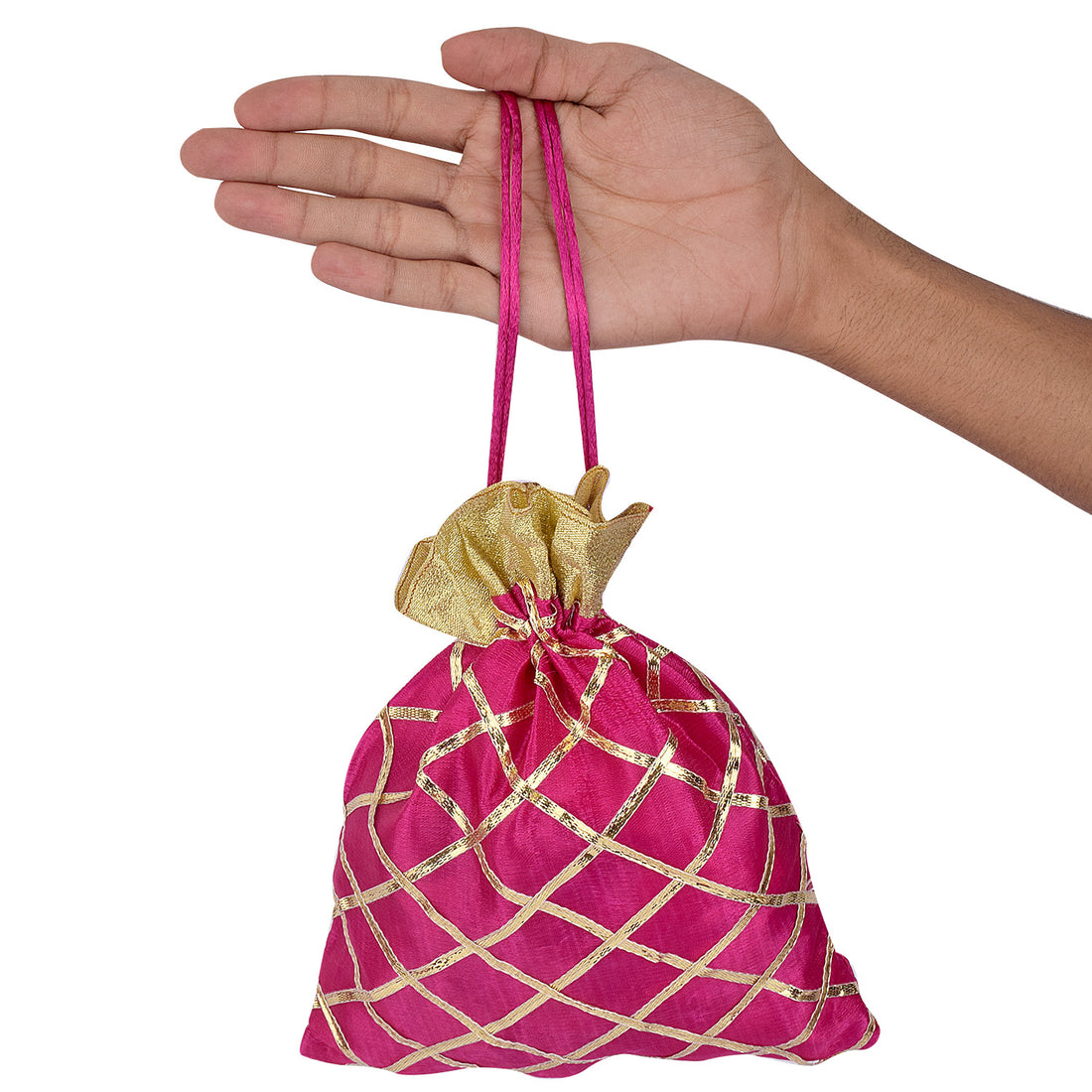 Ethnic Chitai Design Potli