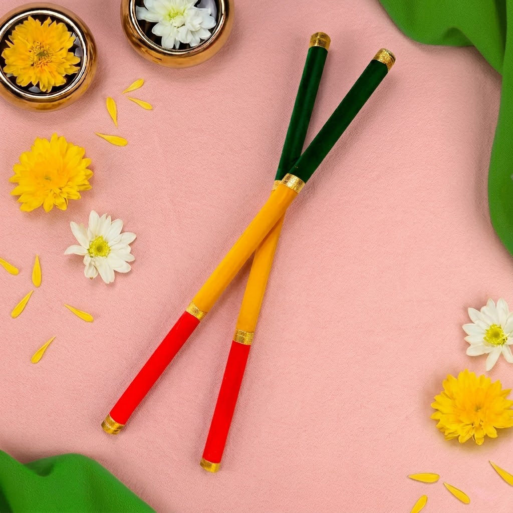 Dandiya Sticks | Indiaβs Largest Pooja Accessories Brand β www.satvikstore.in