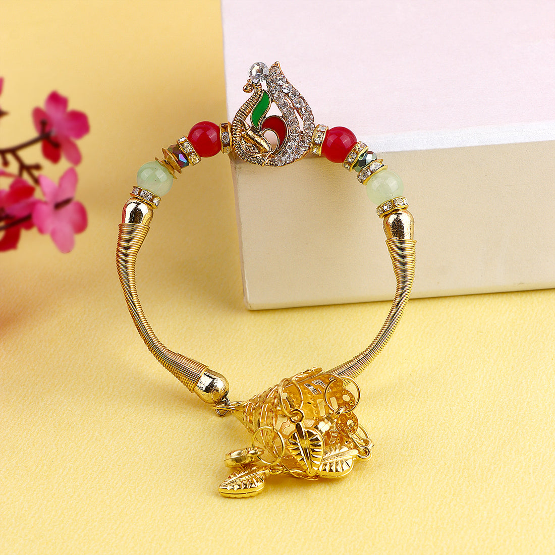 Designer Lumba Rakhi for Bhabhi India’s Largest Pooja Accessories Brand – www.satvikstore.in