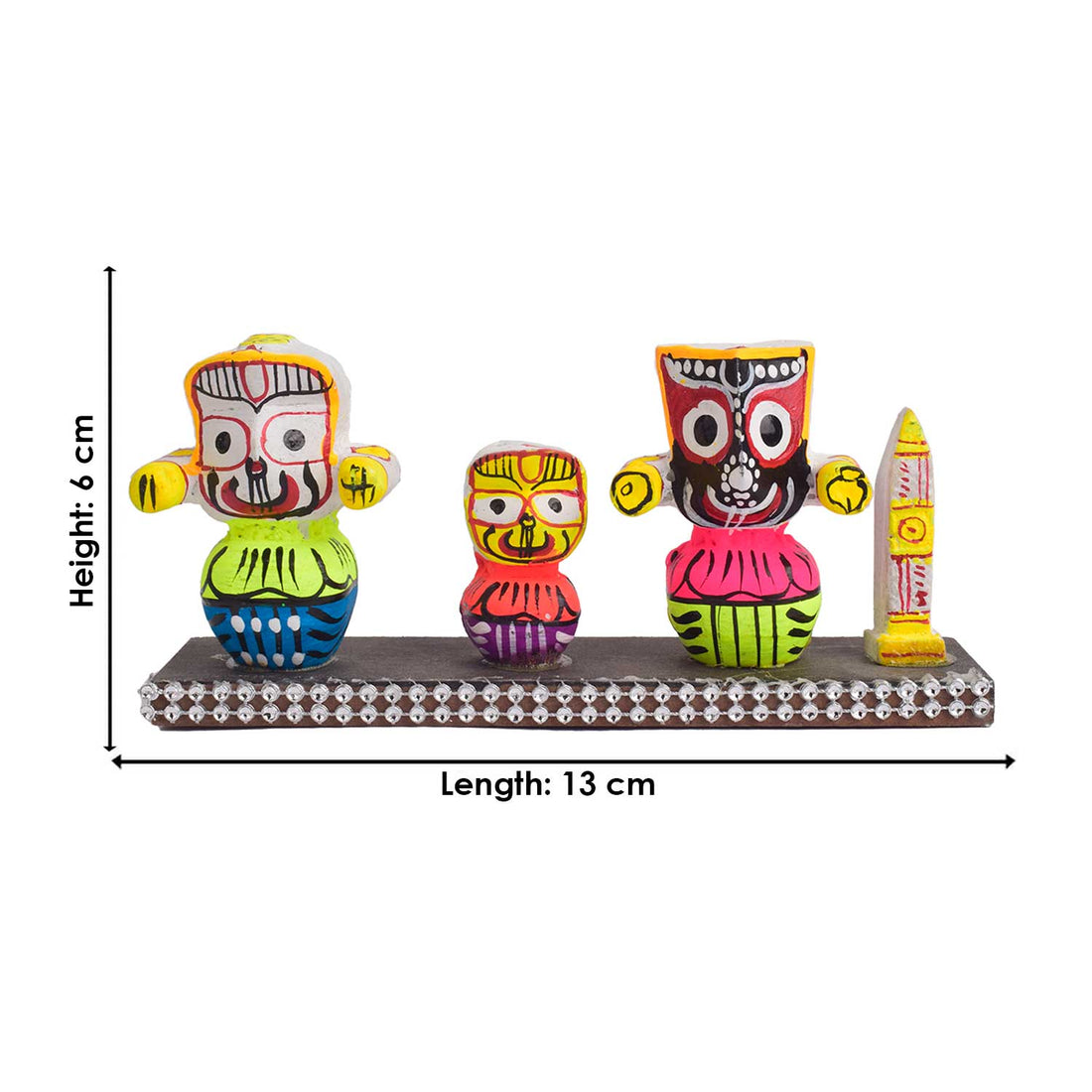 Colorful Lord Jagannath Idol – For Protection, Devotion & Travel Blessings