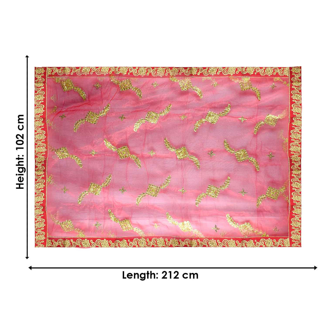 Enhance your spiritual rituals with this beautiful Mata Ki Chunri, designed with intricate golden winged motifs. Measuring 212 cm (83.5 inches) in length and 102 cm (40 inches) in height, this Chunri is crafted from premium-quality fabric with delicate gold detailing. Ideal for Navratri, Durga Puja, temple offerings, and home decor, it adds a divine touch to your prayers and celebrations.
ποΈ Shop authentic Mata Ki Chunris, Devi Chunaris, and more at Satvik Store for all your pooja and festive essentials.