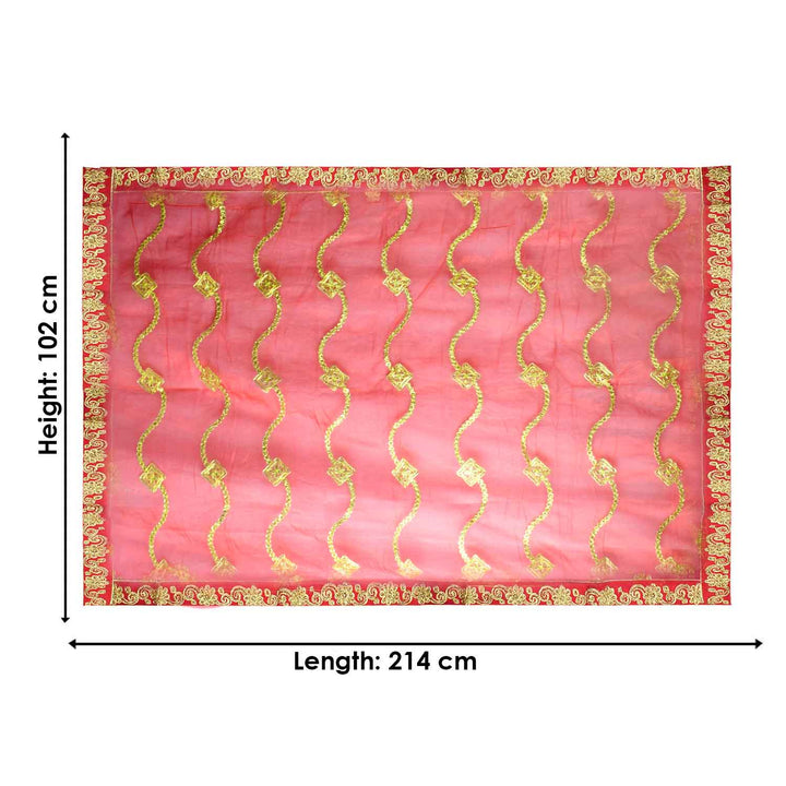 Add a divine touch to your spiritual rituals with this beautiful Mata Ki Chunri, featuring intricate golden embroidery. Measuring 214 cm (84 inches) in length and 102 cm (40 inches) in height, this Chunri is perfect for Navratri, Durga Puja, temple decor, and religious ceremonies. The premium fabric and elegant golden patterns enhance the grace of your puja setup.
ποΈ Explore authentic Mata Ki Chunris, Devi Chunaris, and spiritual accessories at Satvik Store for all your devotional needs. πΈπ