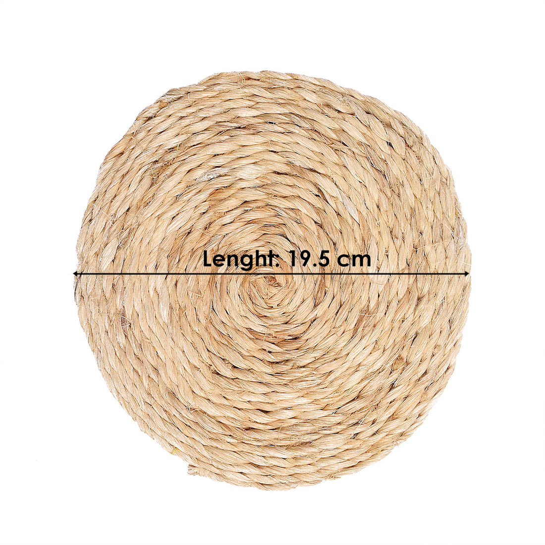 Auspicious Banana Stem Fiber Asan for Sacred Statues in the Mandir (8 Inch)