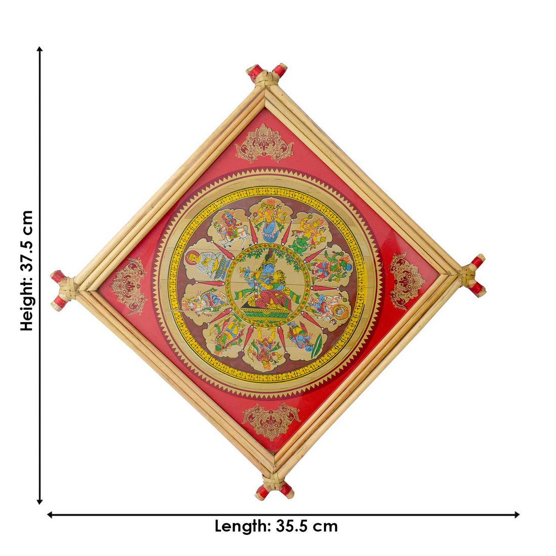 Large Radha Krishna Photo Frame