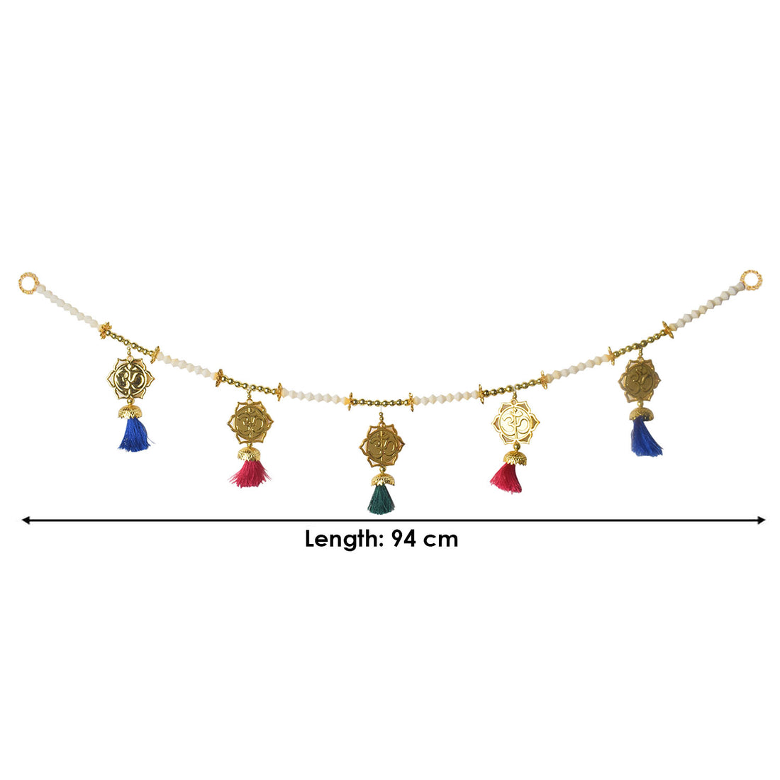 Traditional OM Toran with tassels for Door Decoration