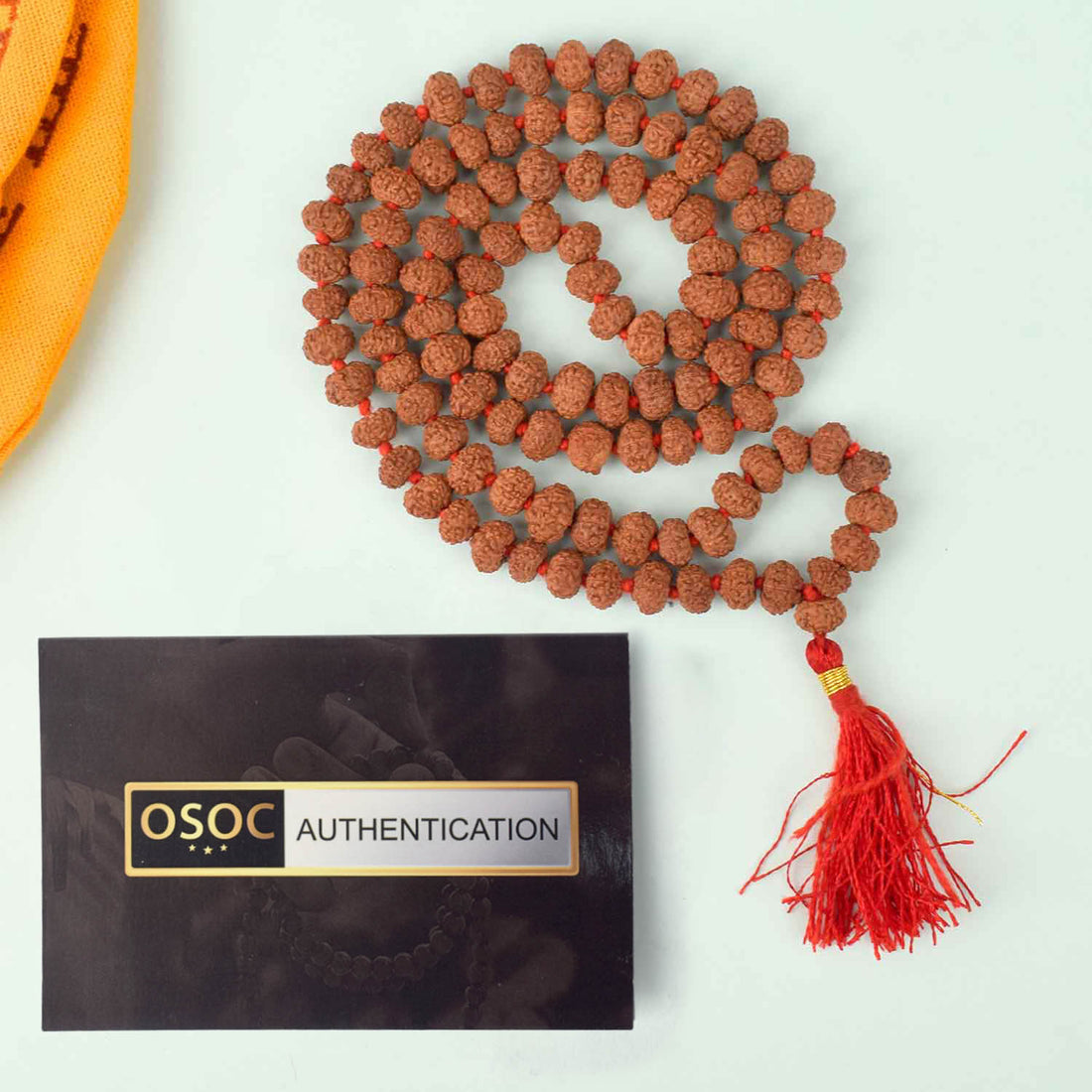 7 Mukhi Pathariya Rudraksha Mala 7-8mm