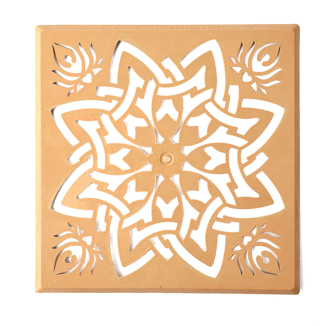 Decorative Square Star Lotus Rangoli Stencils