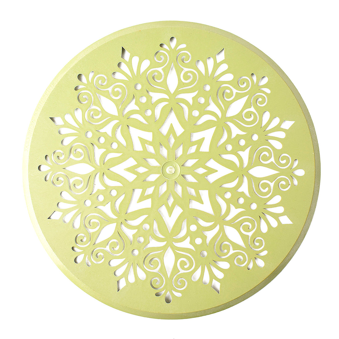 Floral Swirl Design Quick & Easy Rangoli Maker Stencil