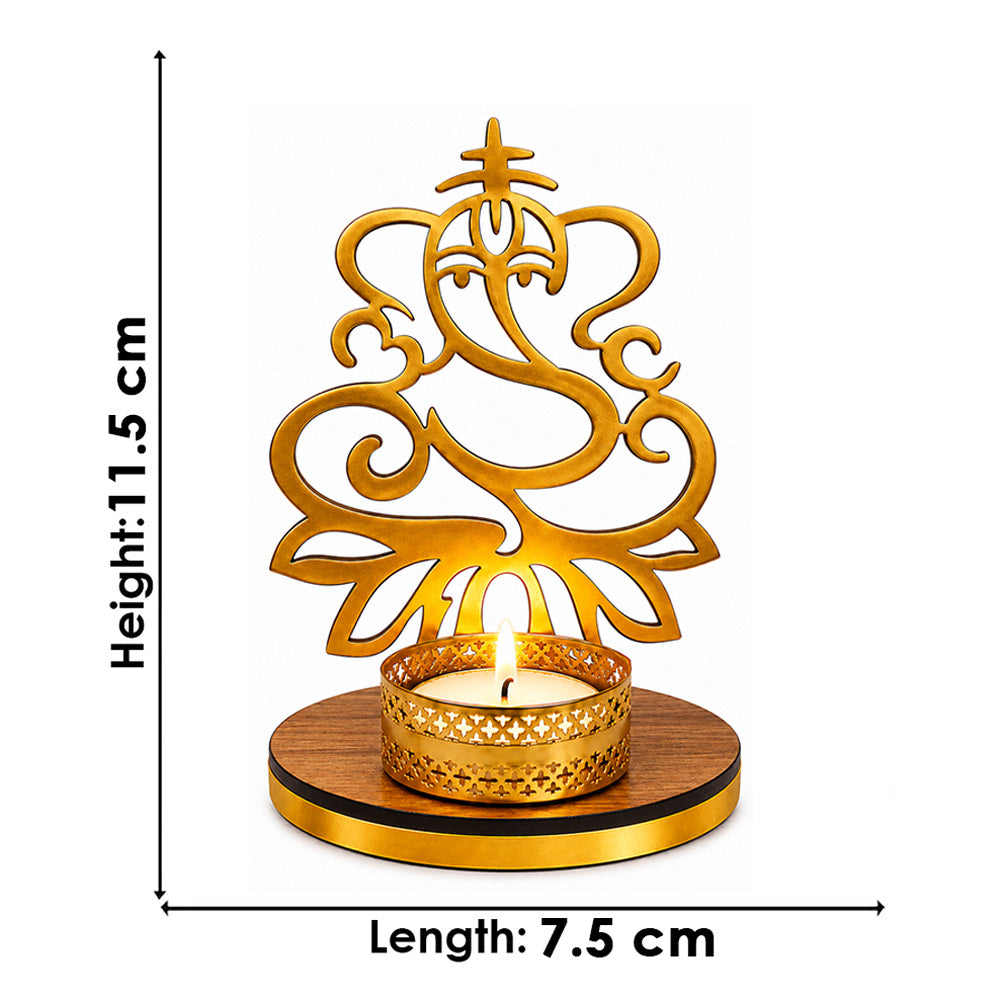Handmade Lord Ganesha Shadow Diya
