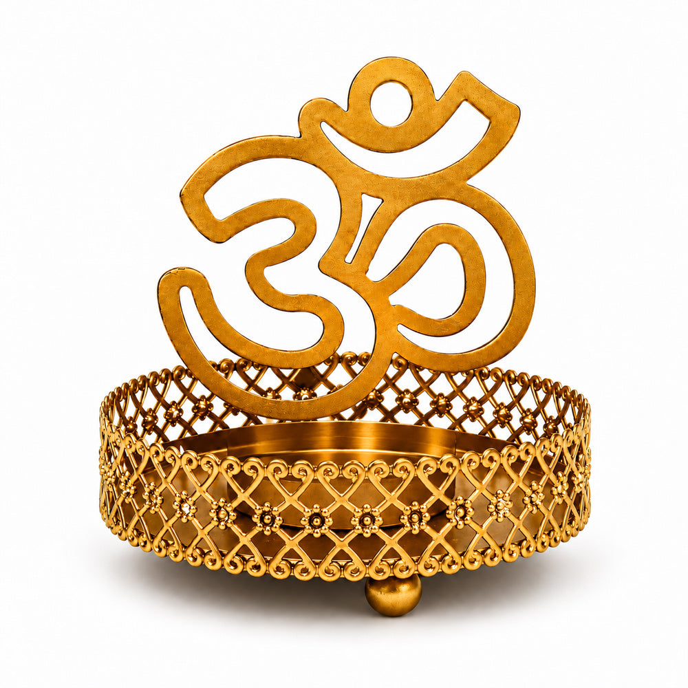 Handcrafted OM Shadow Diya