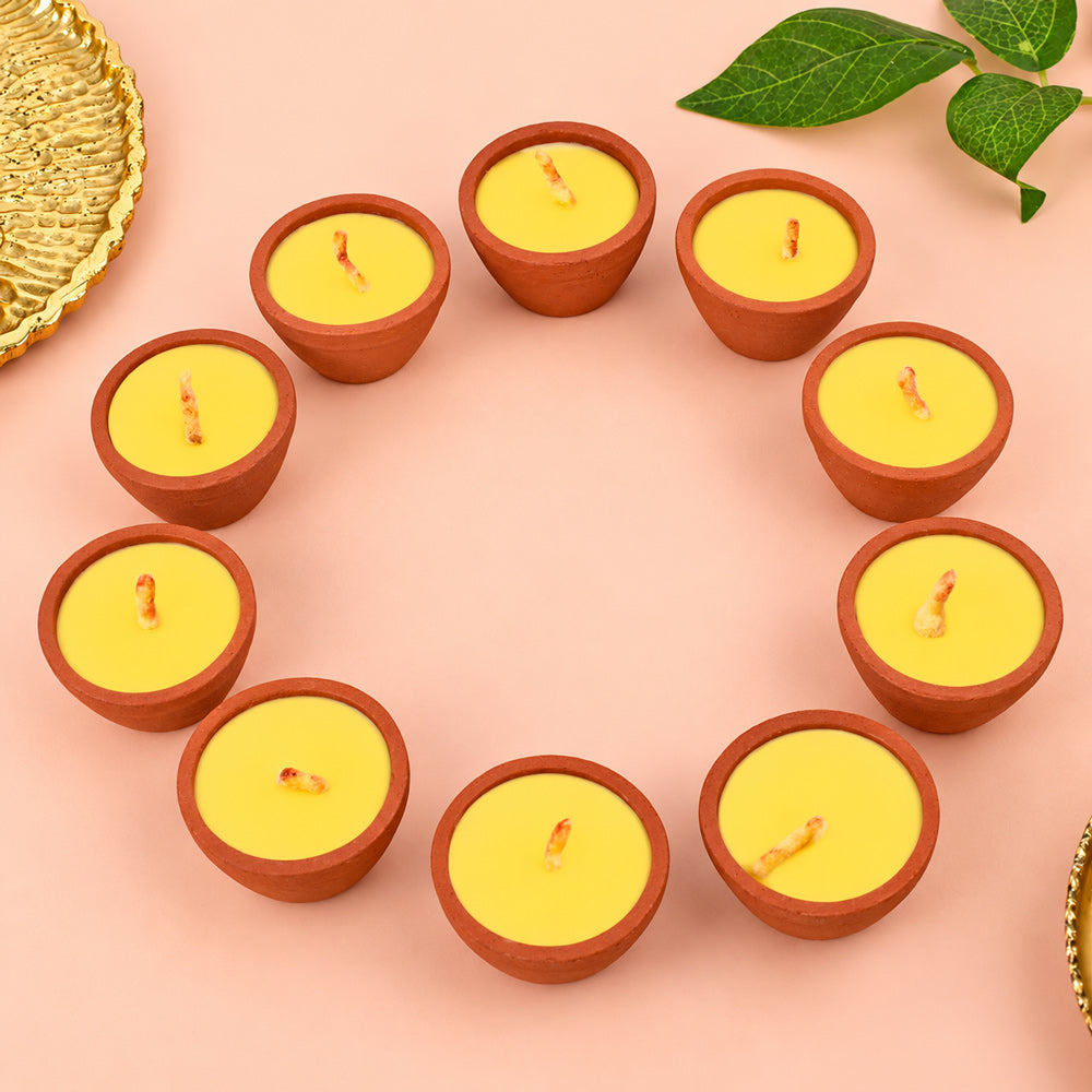 60 Min Big Size Cow Ghee Diya (Nitya Jyot)