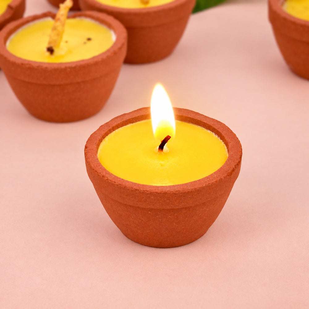 60 Min Big Size Cow Ghee Diya (Nitya Jyot)