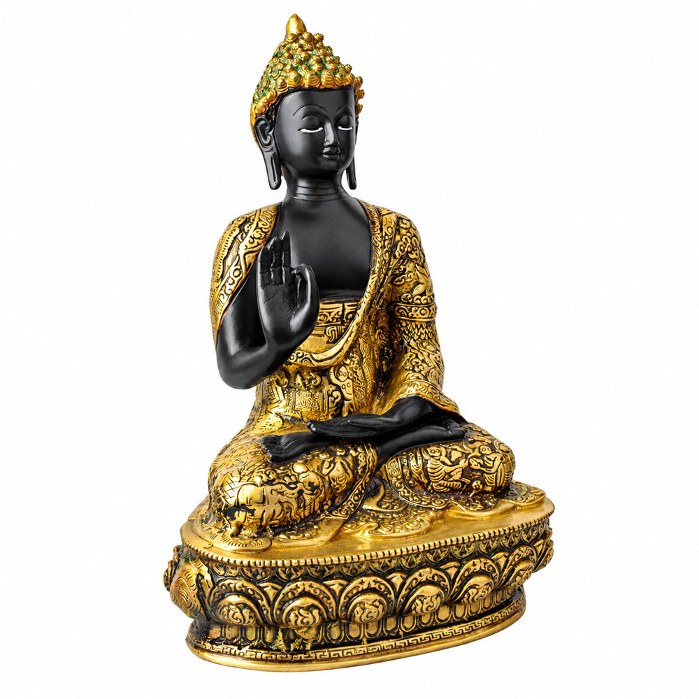 13 Inch Buddha Statue in Sitting Pose β Majestic and Serene