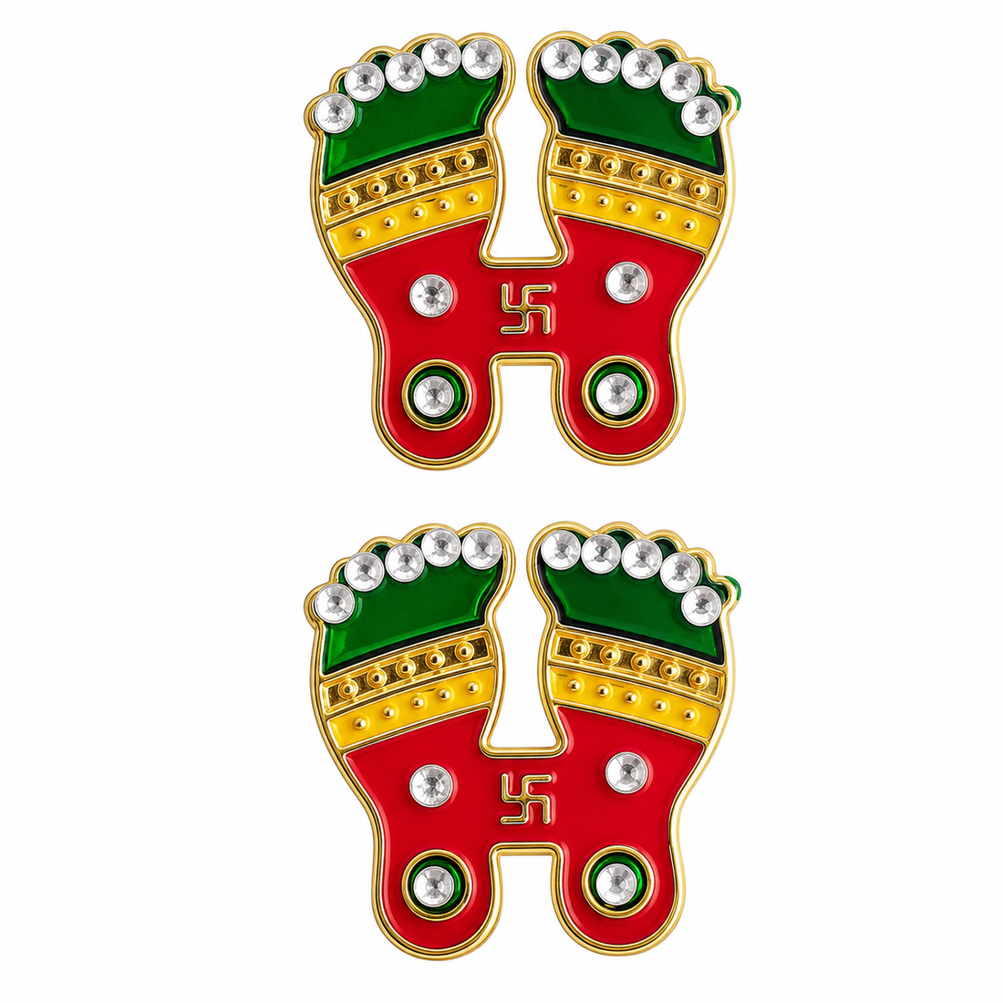 Festival of Lights Beautiful Charan Paduka Set of 2