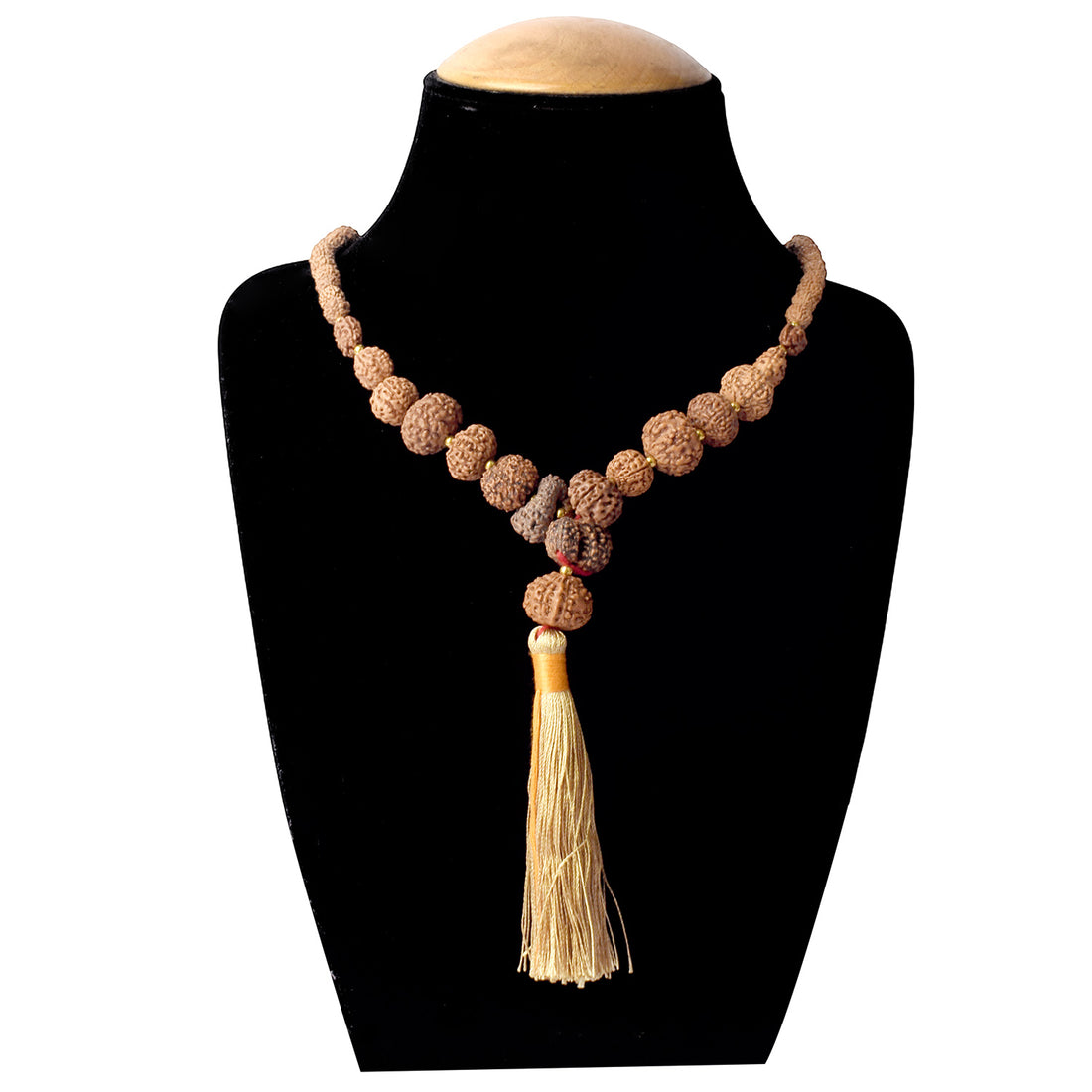 1β14 Mukhi Siddh Rudraksha Mala with Asht Dhatu Capping 100% Original & Certified