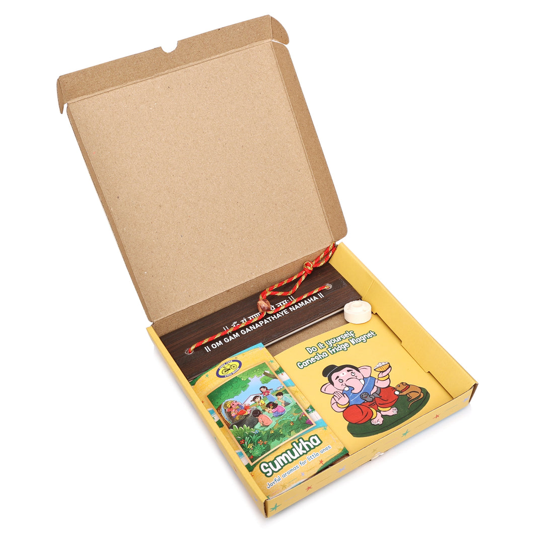 Ganesha devotional activity kit for kids with learning materials