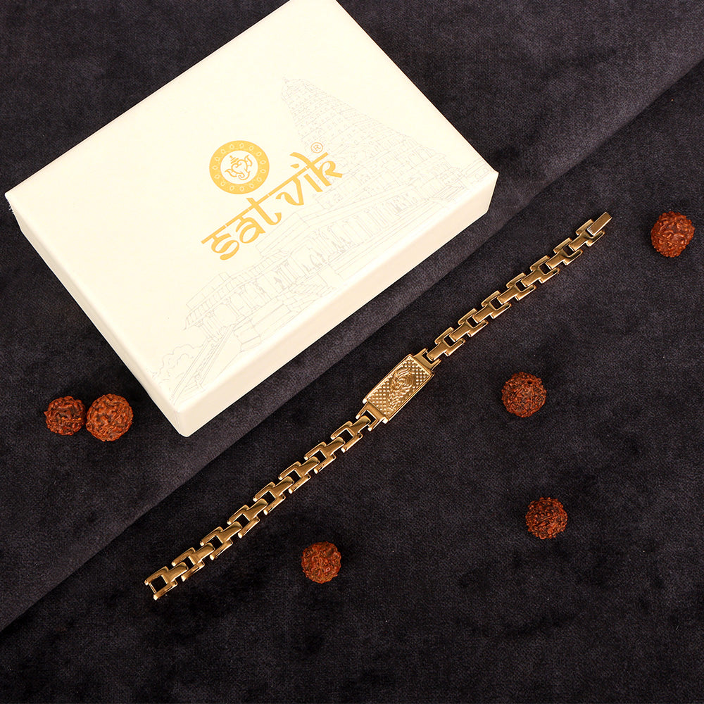 Feather Bracelet Gold Plated Premium IGP Coating