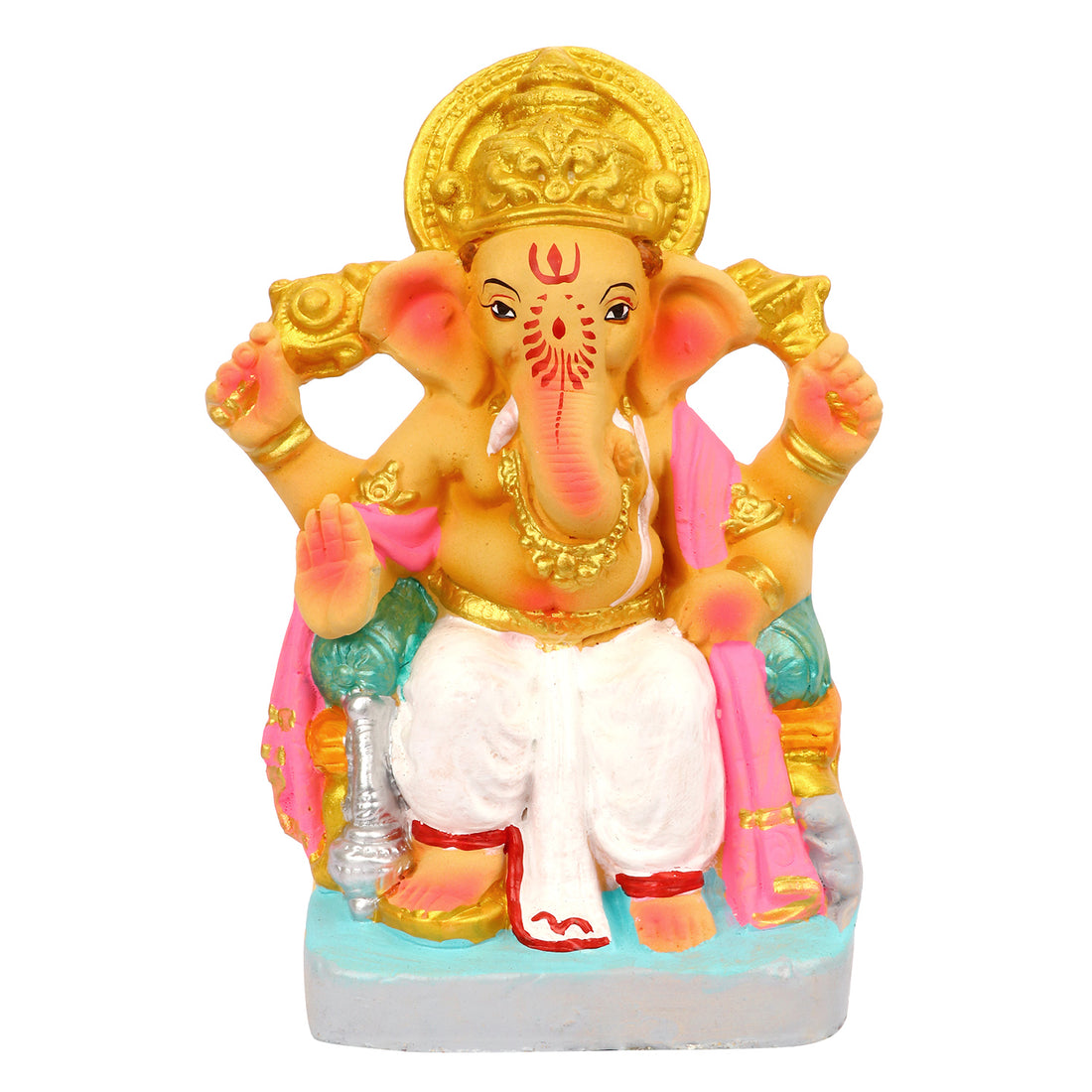 8.5 Inch Bhupati Eco Friendly Ganesha Idol